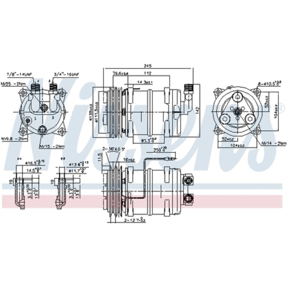 Ilmastointilaitteen kompressori 30-00194