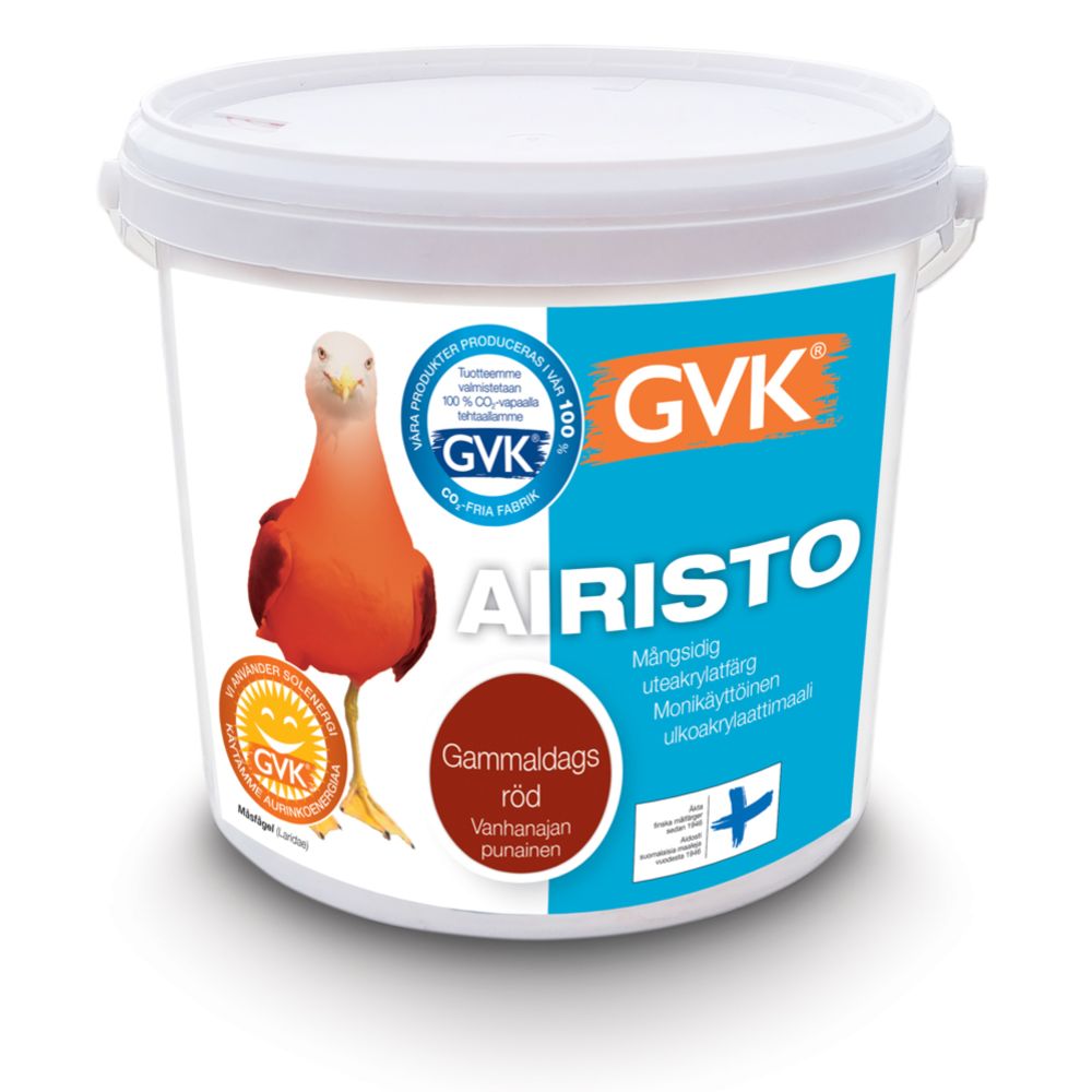 Airisto husfärg röd 2,7 L