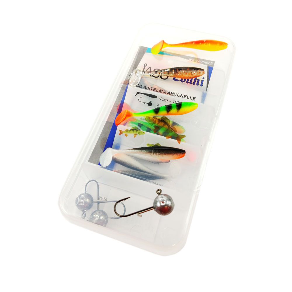 Jasu Louhi kalajigikomplekt 6 cm 16 tk + jigipead