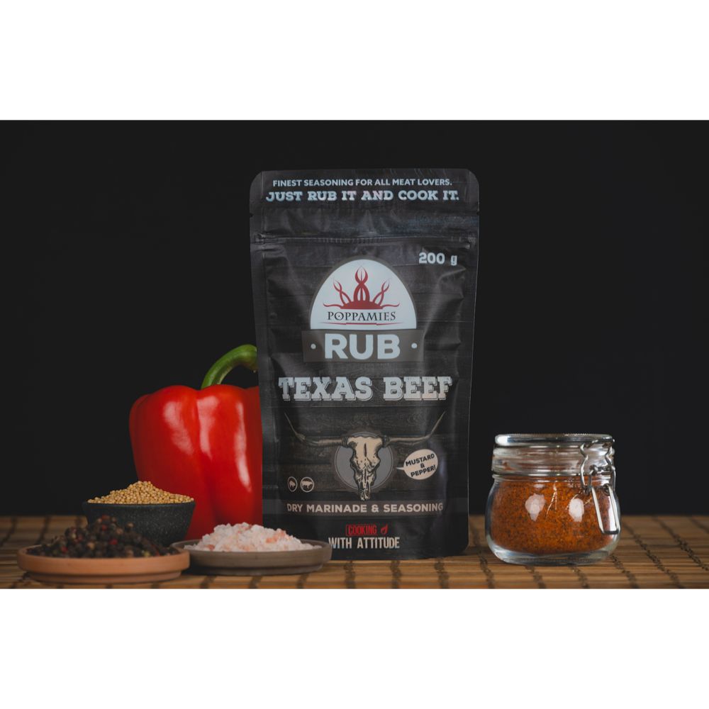 Poppamies Rub Texas Beef kryddmix 200 g