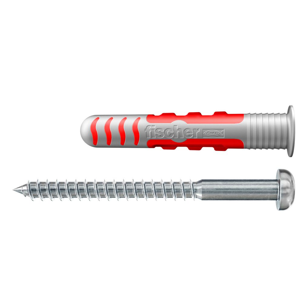 Fischer DuoSeal yleistulppa RST-ruuvilla märkätiloihin 6 x 38 mm A2 4 kpl