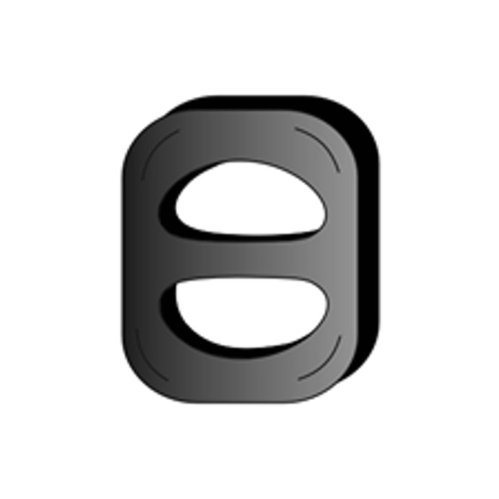 Pakoputkiston kumipalkki 14-30155