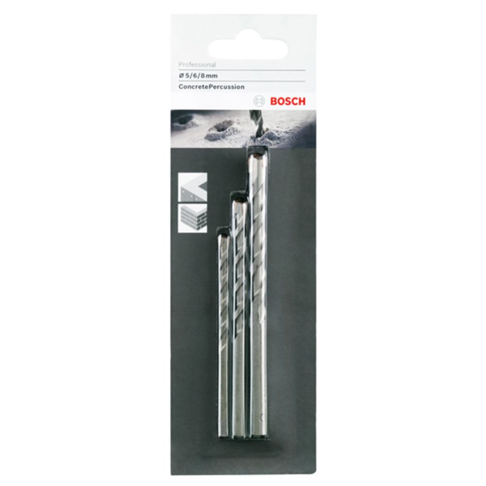 Bosch Professional betongborrsats 5–8 mm 3 delar