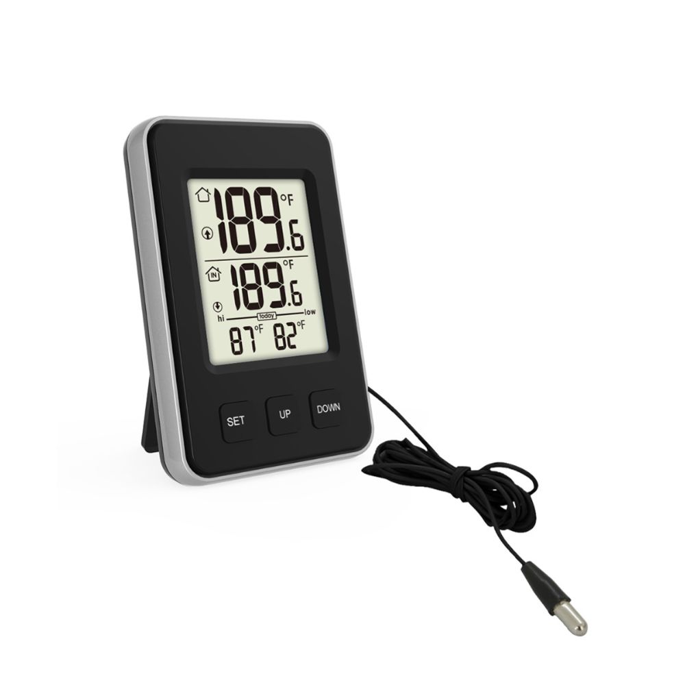 MTX Basic digital termometer för inomhus- och utomhusbruk, liten skärm