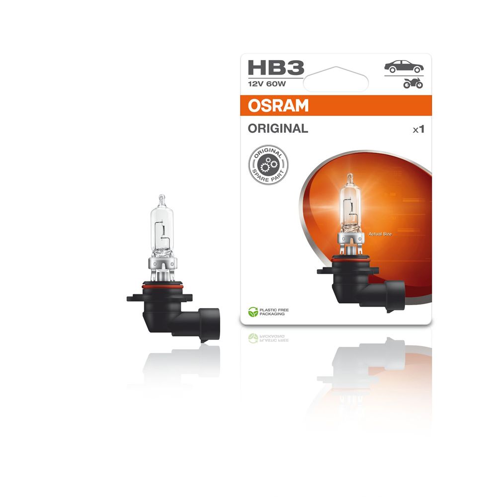 Osram HB3-pirn 12 V / 65 W euroopa