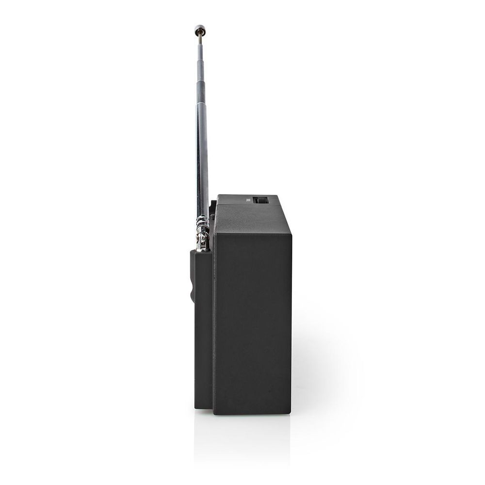Nedis portabel FM-radio med batteridrift