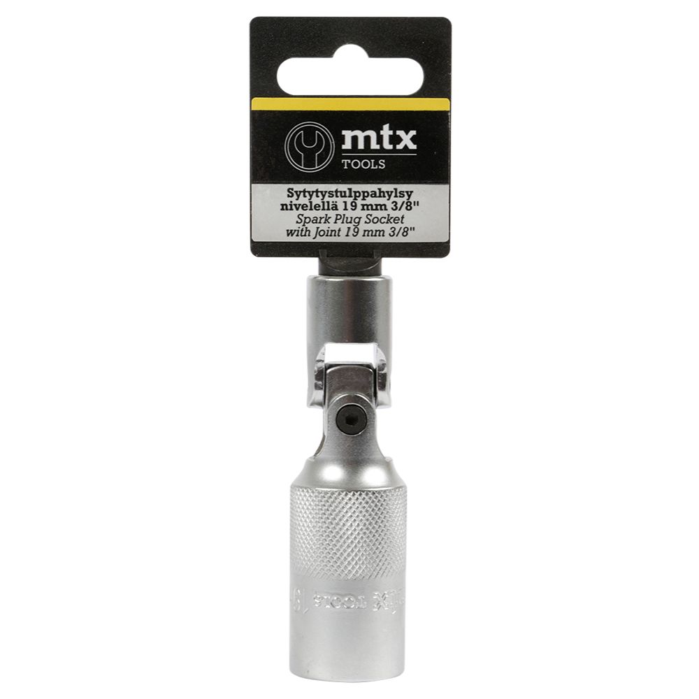 MTX Tools ledad tändstiftshylsa 19 mm 3/8"