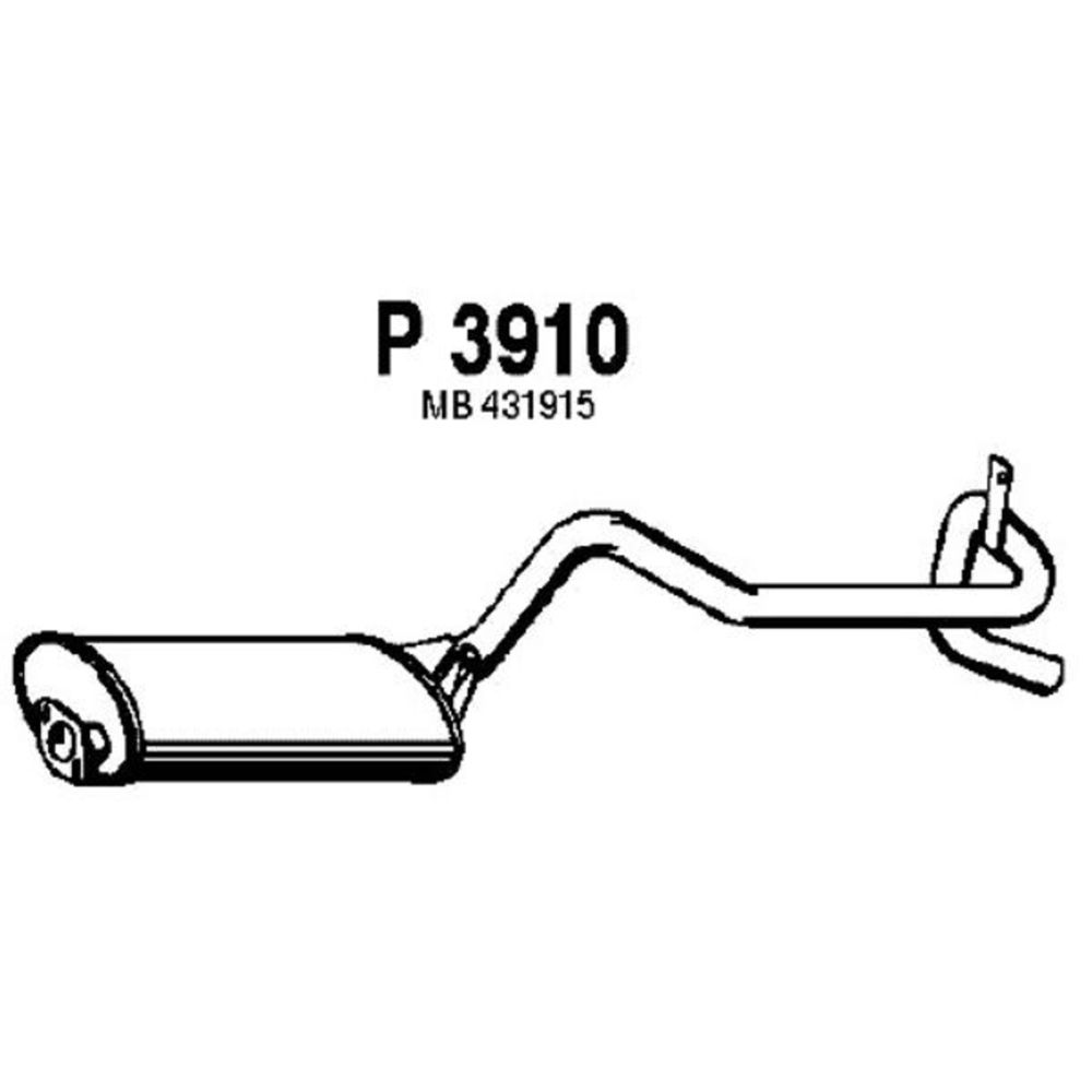 Takaäänenvaimentaja 14-3906