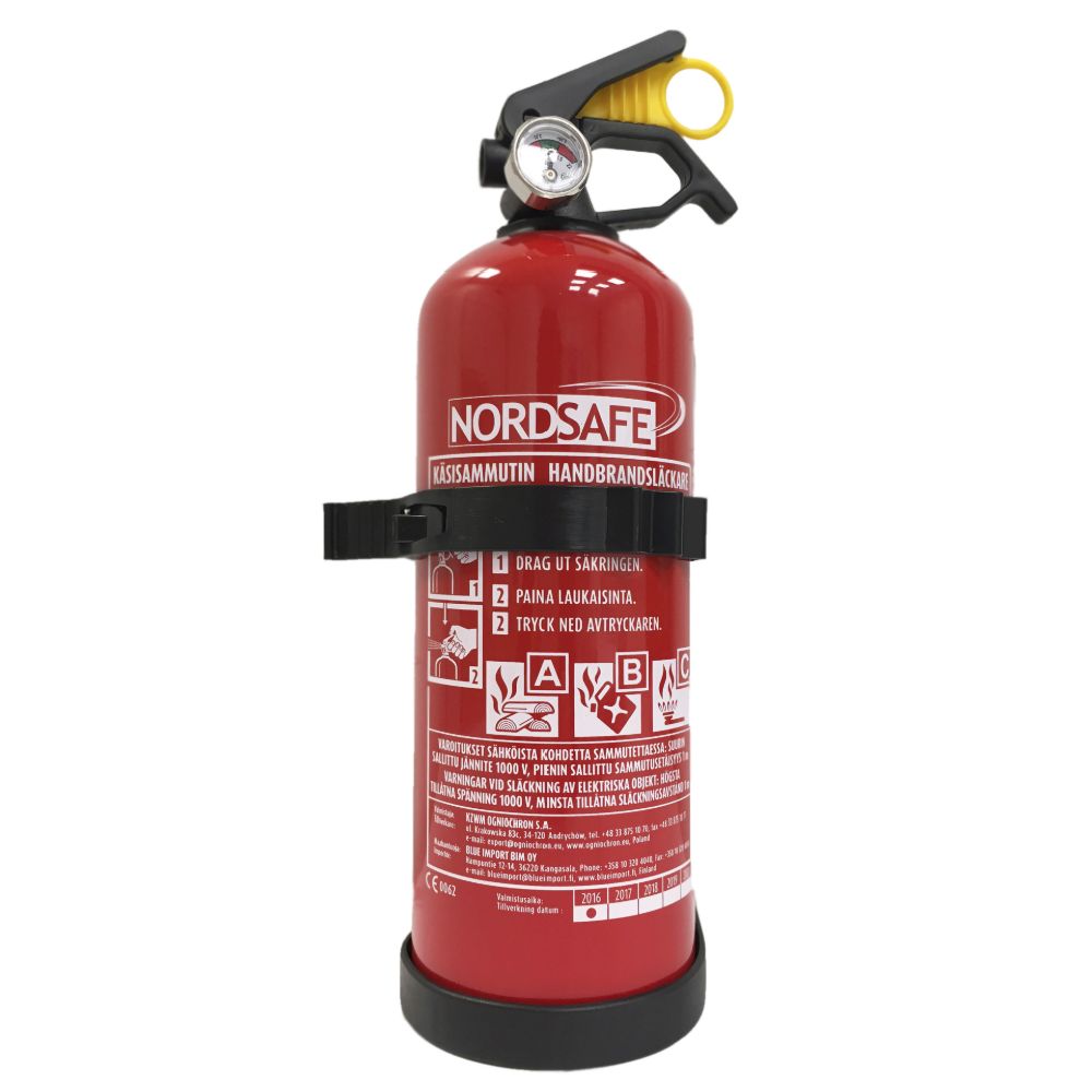 Nordsafe jauhesammutin 1 kg 8A/34B/C
