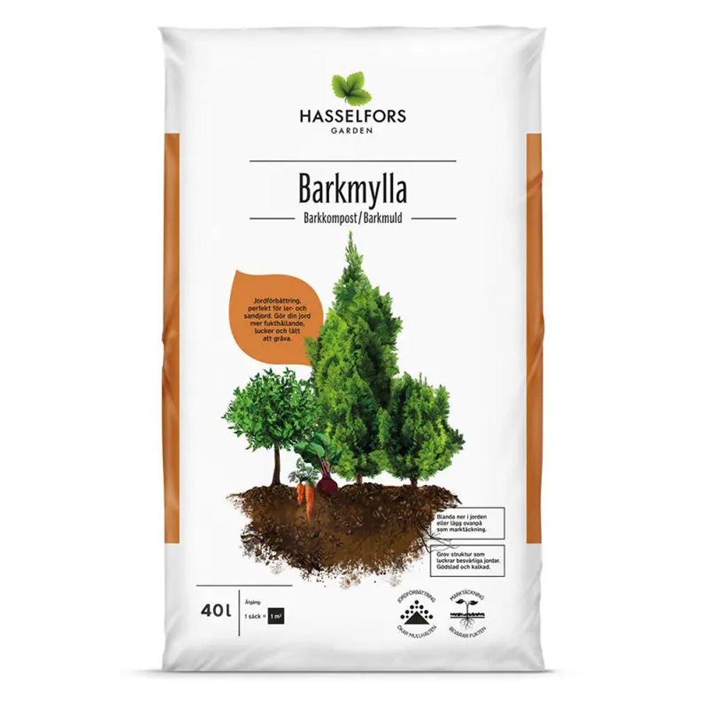 Hasselfors Garden barkmylla 40 L