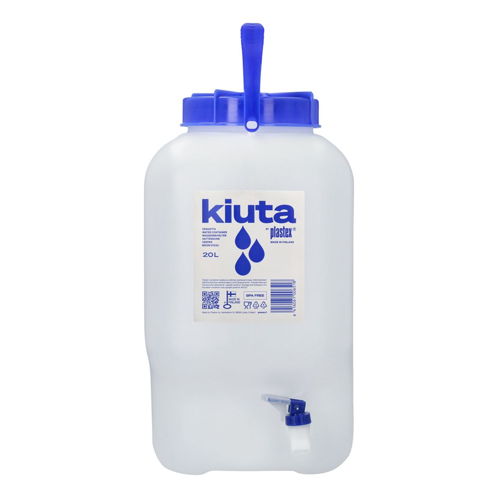 Plastex vattendunk med kran 20 L