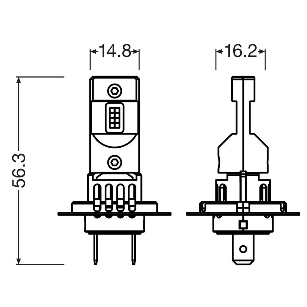 Osram LEDriving HL EASY Gen2 H7/H18 12V polttimopari