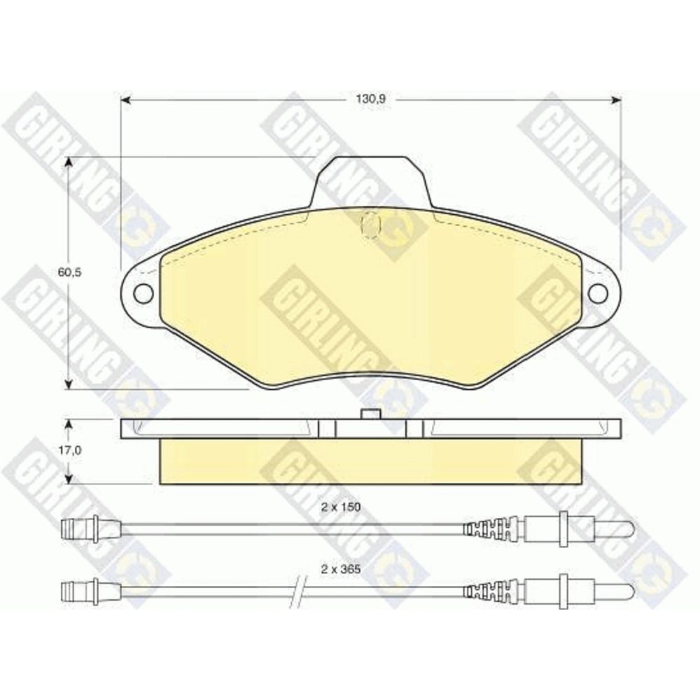 Piduriklotside komplekt 97-22376