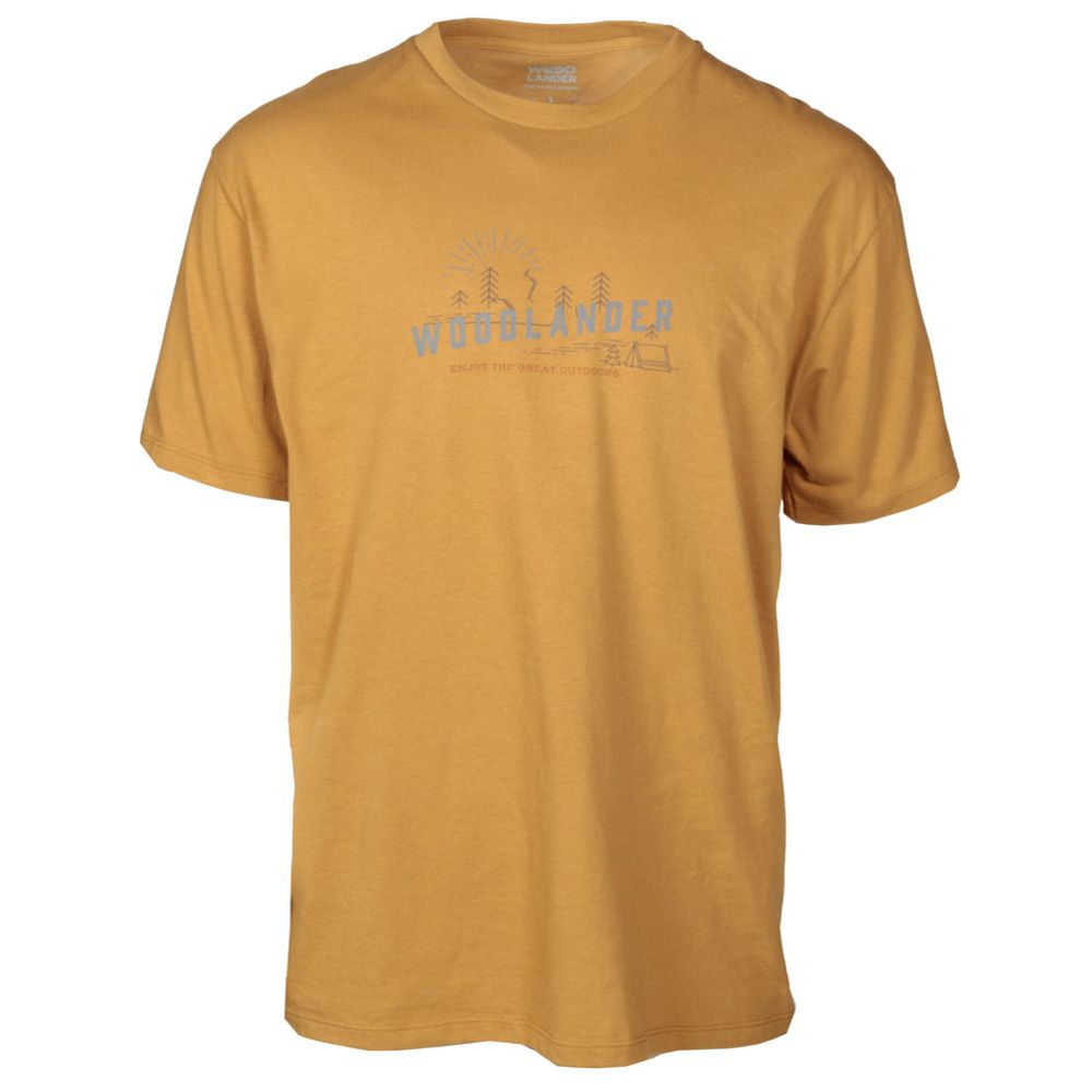 Woodlander Crew T-paita, keltainen