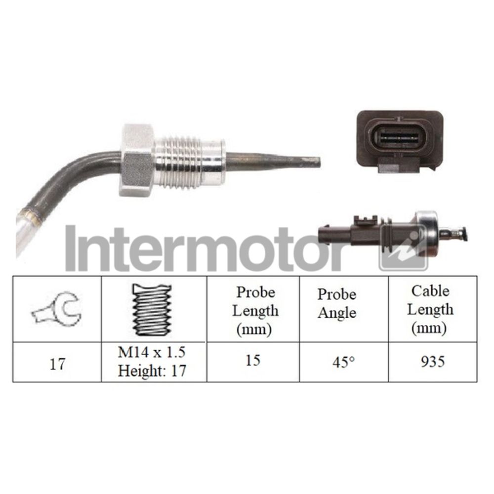 Sensor, avgastemperatur 28-00884
