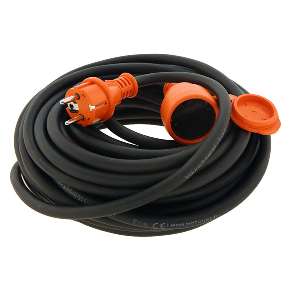 Airam 1-osaline pikendusjuhe, kummikaabel, 20 m, 3 x 2,5 mm², IP44