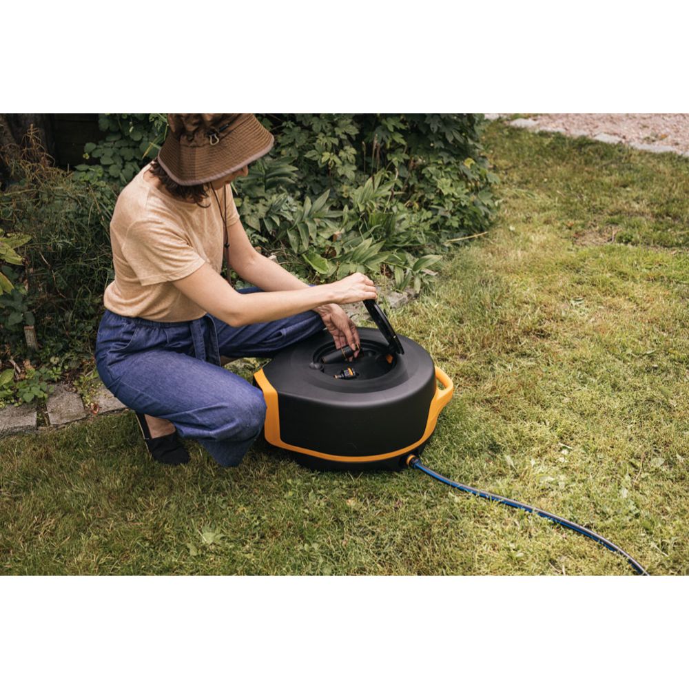 Fiskars automatisk slangvinda XL 25 m