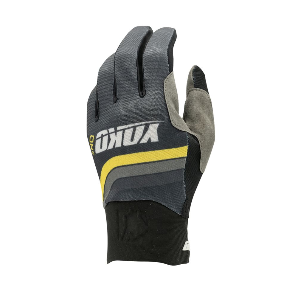 Yoko One ajohanskat harmaa/keltainen 9