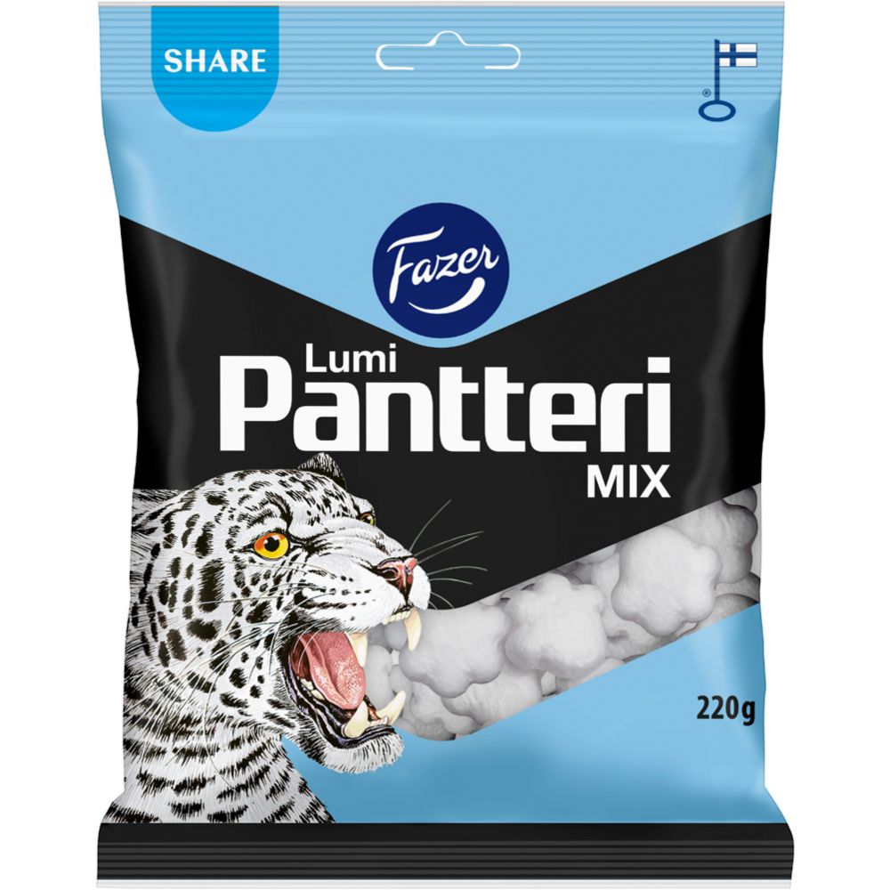 Fazer Lumi Pantteri karkkipussi 220 g