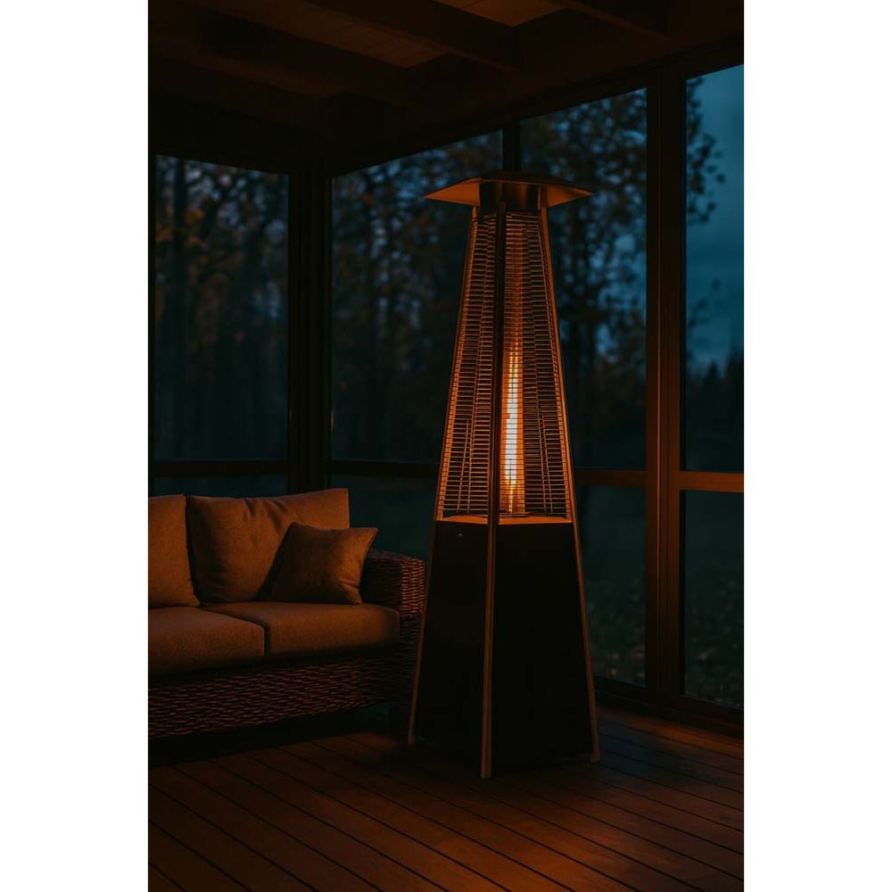 Emax Heating terrassvärmare pyramid 12 kW 4200 BTU 180 cm