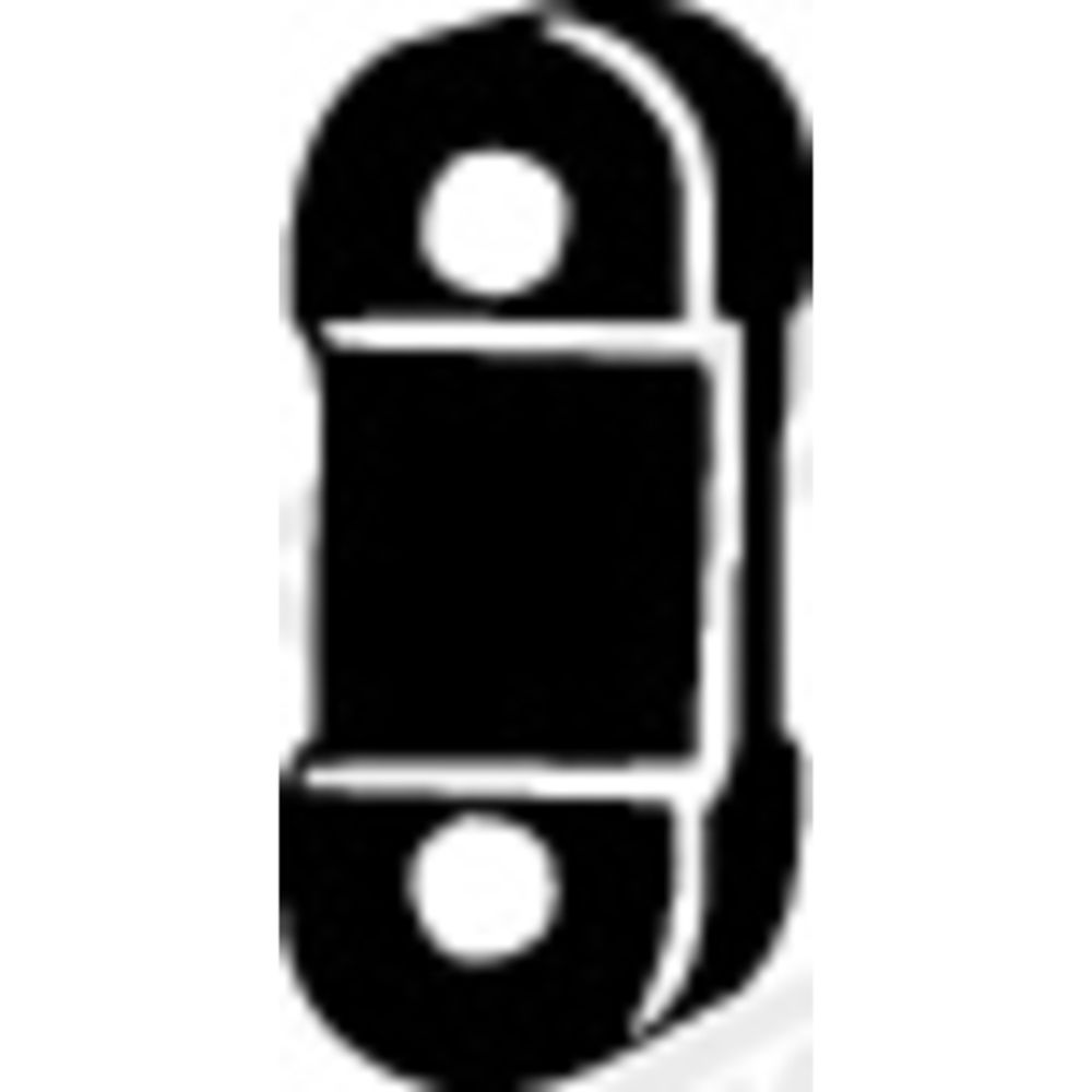 Pakoputkiston kumipalkki 14-0834