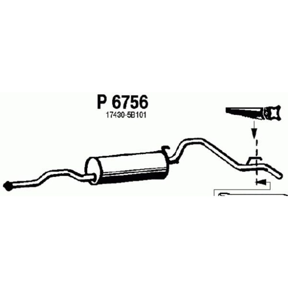 Keskiäänenvaimentaja 14-6756