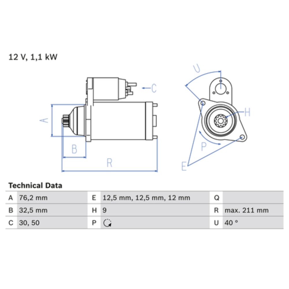 Startmotor 13-2581
