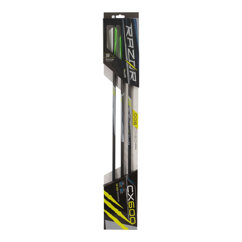 Allen Razor varsijousinuoli 51 cm, 3 kpl