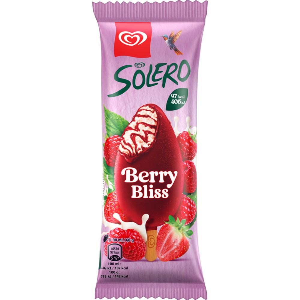 Solero Berry Bliss Jäätelöpuikko 90 ml
