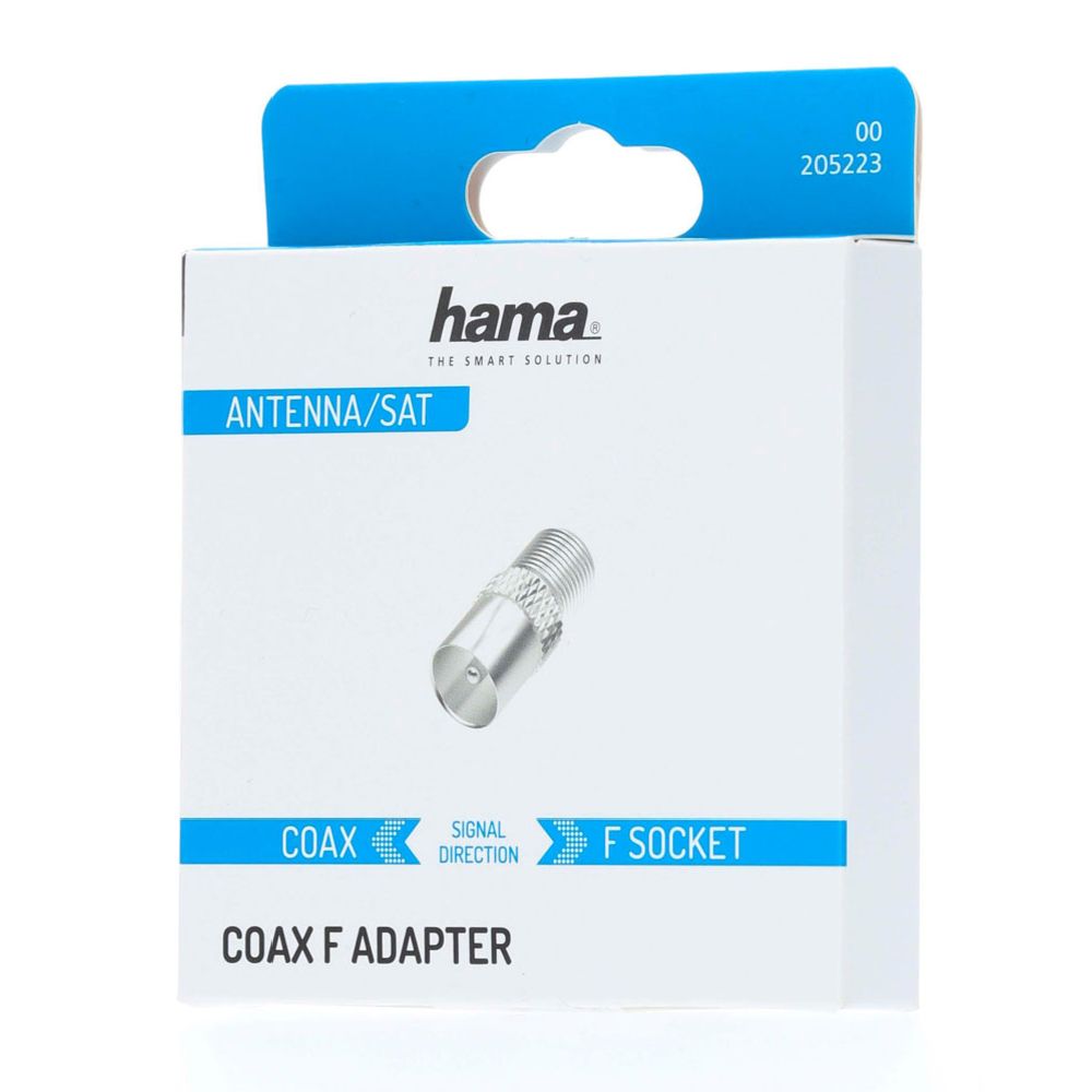 Hama Antenniliitin, Coax uros - F-liitin naaras