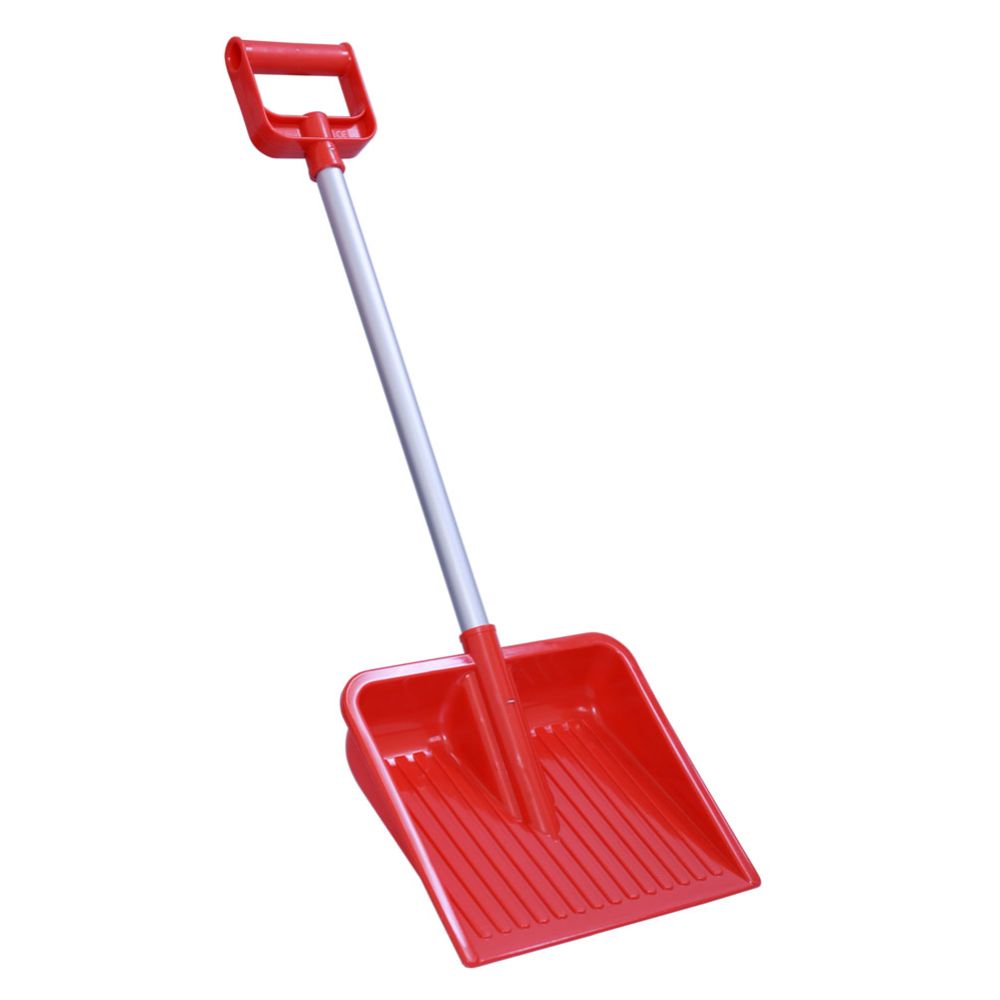 Plasto snöspade med aluminiumskaft för barn 70 cm
