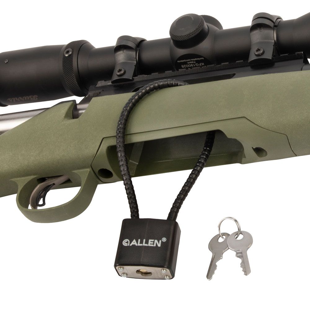 Allen vaijerilukko aseeseen 22 cm
