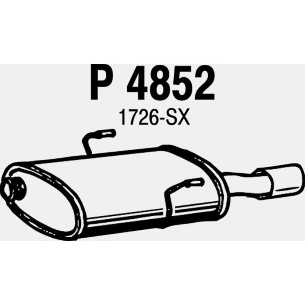 Takaäänenvaimentaja 14-4845