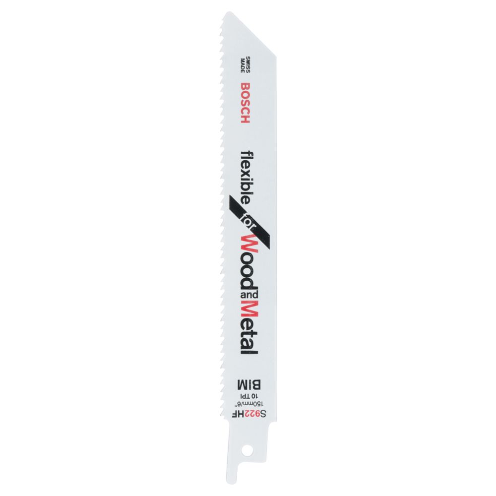 Bosch puukkosahanterä S 922 HF Flexible for Wood and Metal, 2 kpl