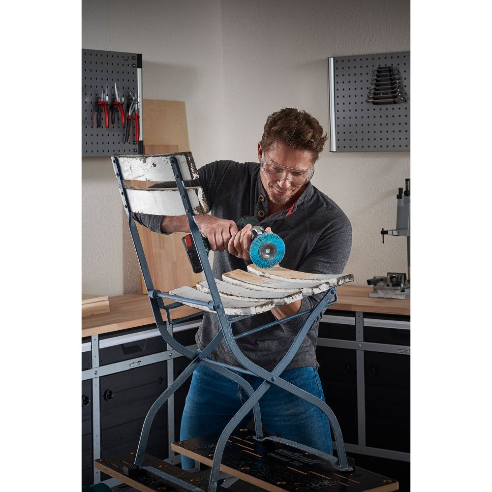 Wolfcraft® nylonskivborste med sexkantshuvud mjuk 100 x 10 mm