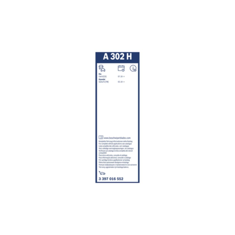 Bosch A302H bakrutetorkare 30 cm