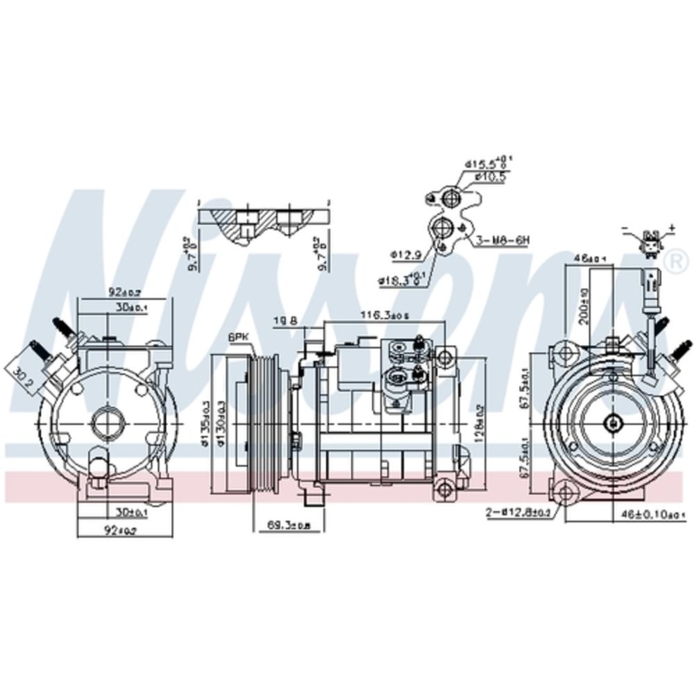 Ilmastointilaitteen kompressori 30-00412