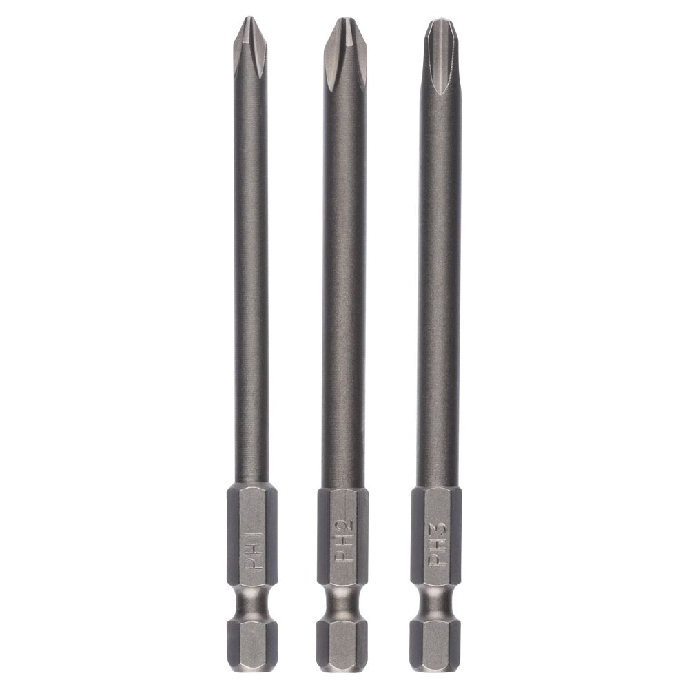 Bosch kruvikeeraja otsikute komplekt PH1/2/3 89 mm 3 tk