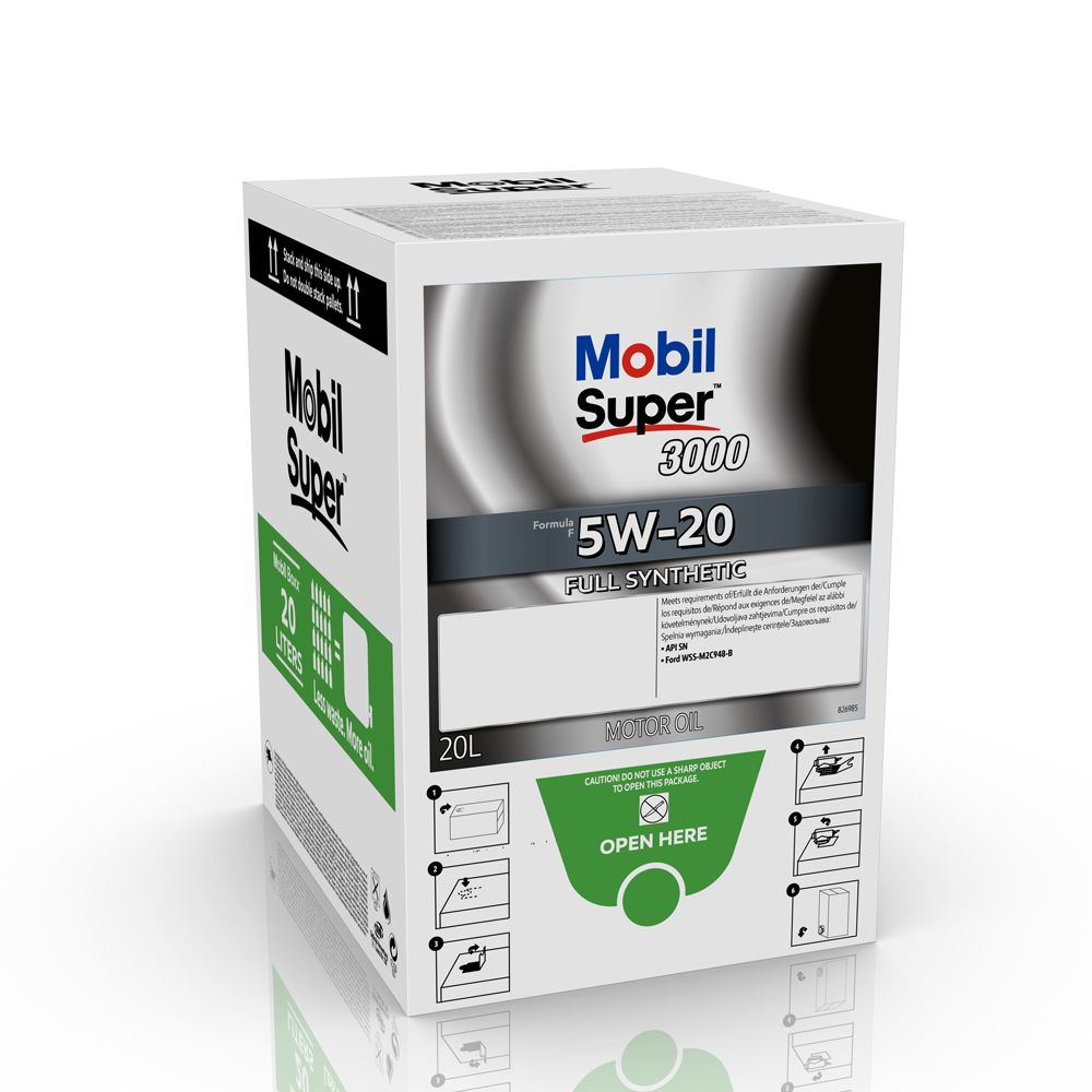MOBIL SUPER 3000 FORMULA F 5W-20 - bag-in-box 20 L