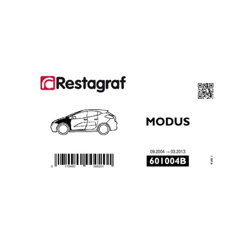 Kiinnikesarja Renault lokasuoja 601004B 17 osaa