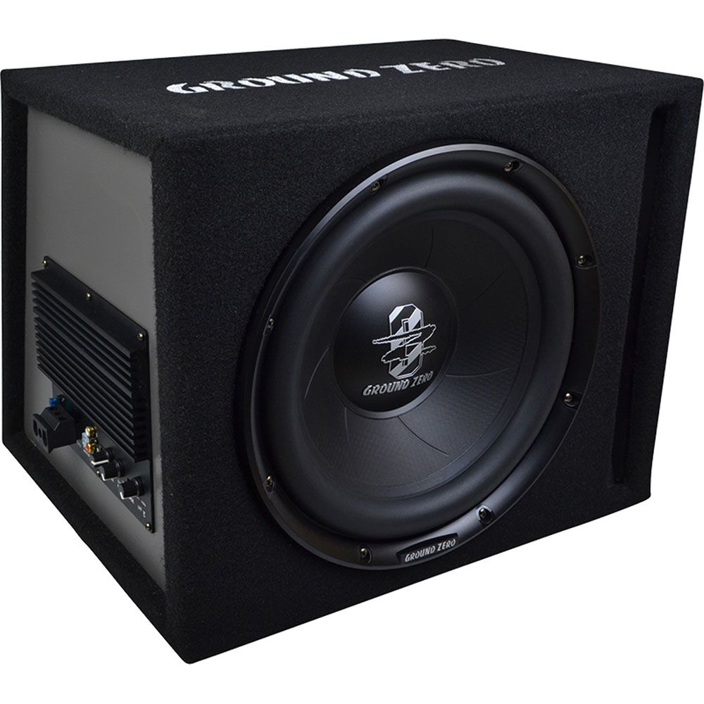 Ground Zero GZIB 30BR-ACT 12" aktiv subwoofer i EFP-portat hölje