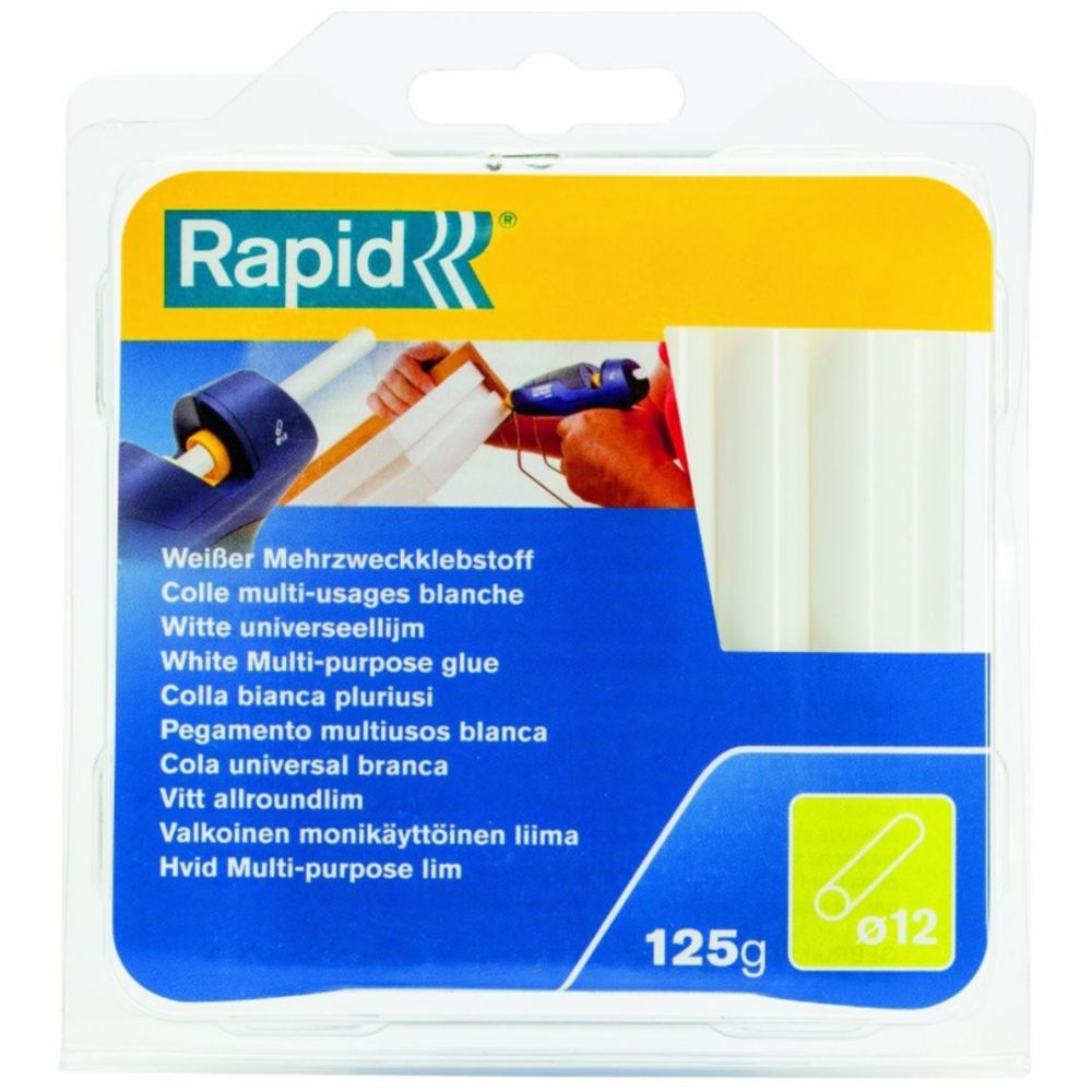 Rapid varmlim vit universal ø 12 mm, 95 mm 14 st.