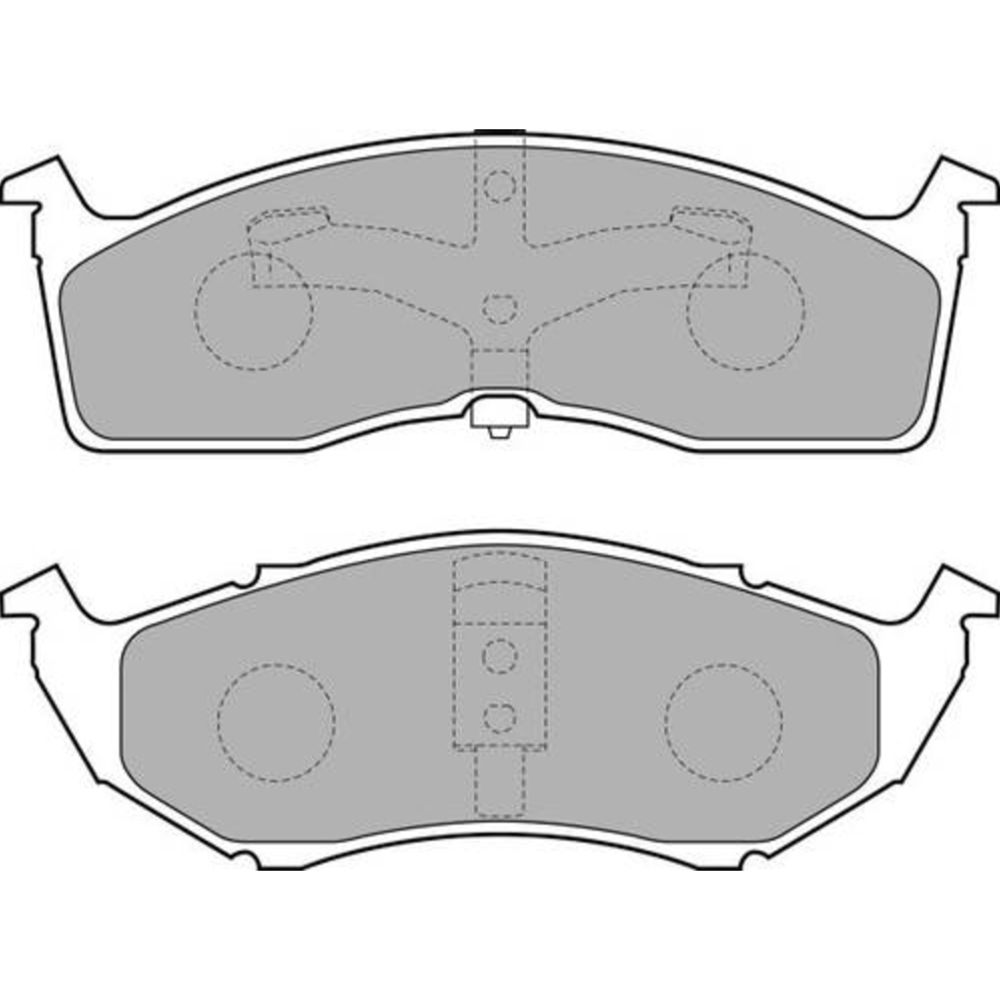Bromsbeläggssats 22-1681