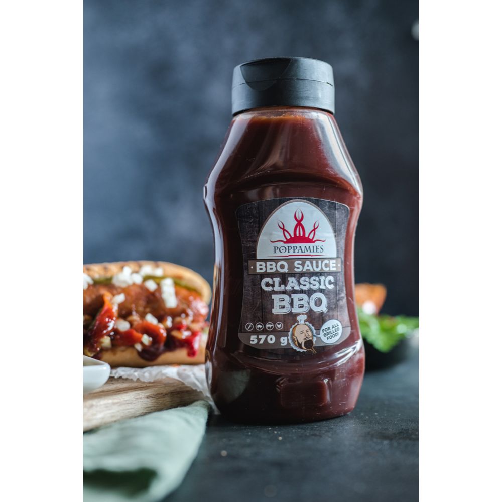 Poppamies BBQ Sauce Classic grillikaste, 570 g