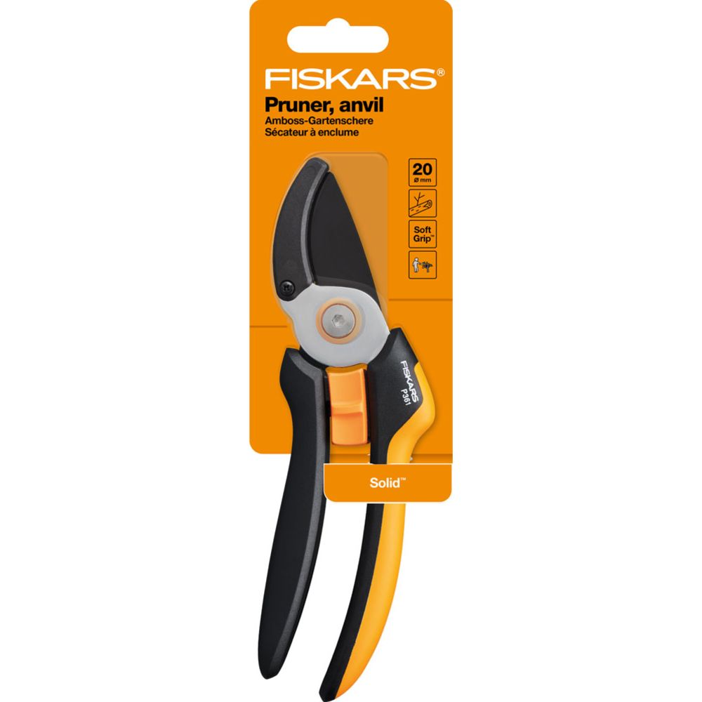 Fiskars Solid oksasakset alasinmalli L P361