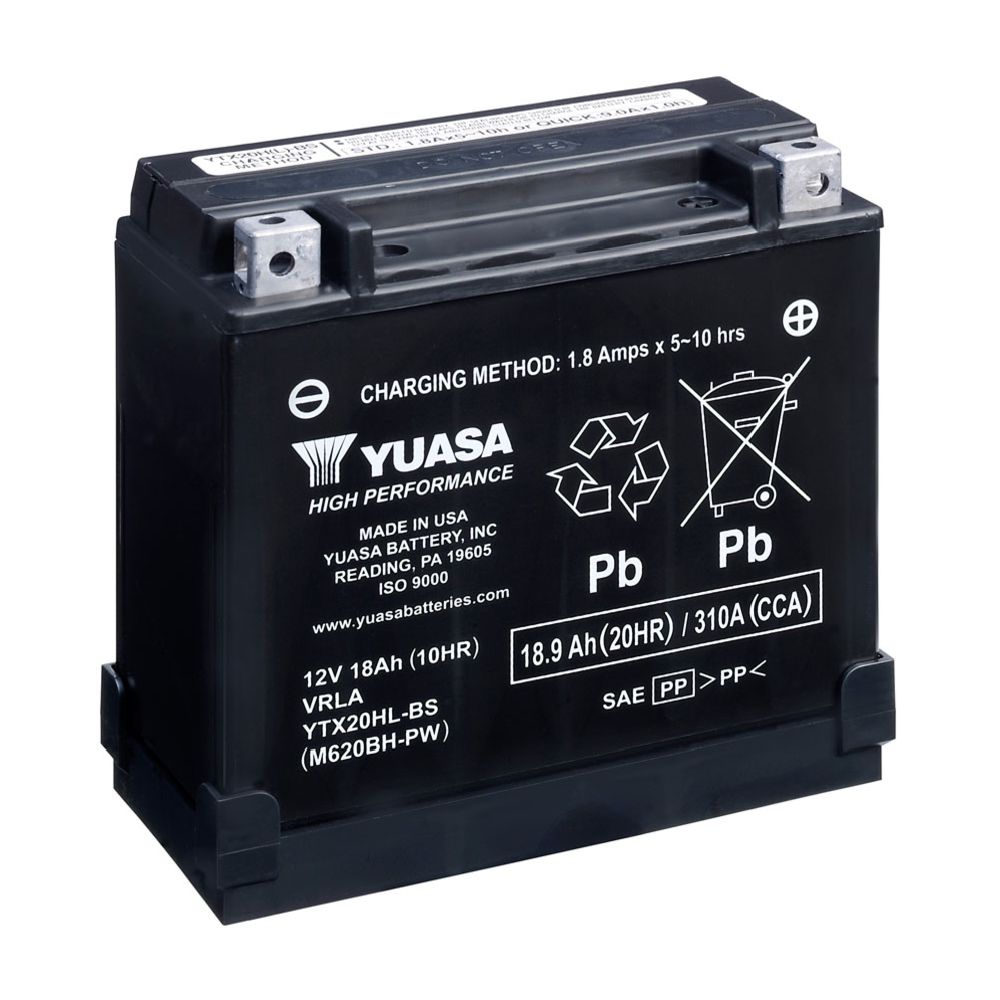 Yuasa mootorratta aku, 12 V, 18 Ah, "YTX20HL-BS"