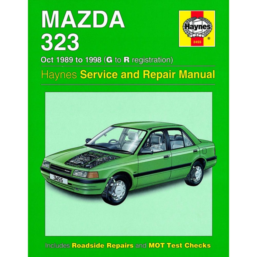 Korjausopas Mazda 323 89->98 englanninkielinen