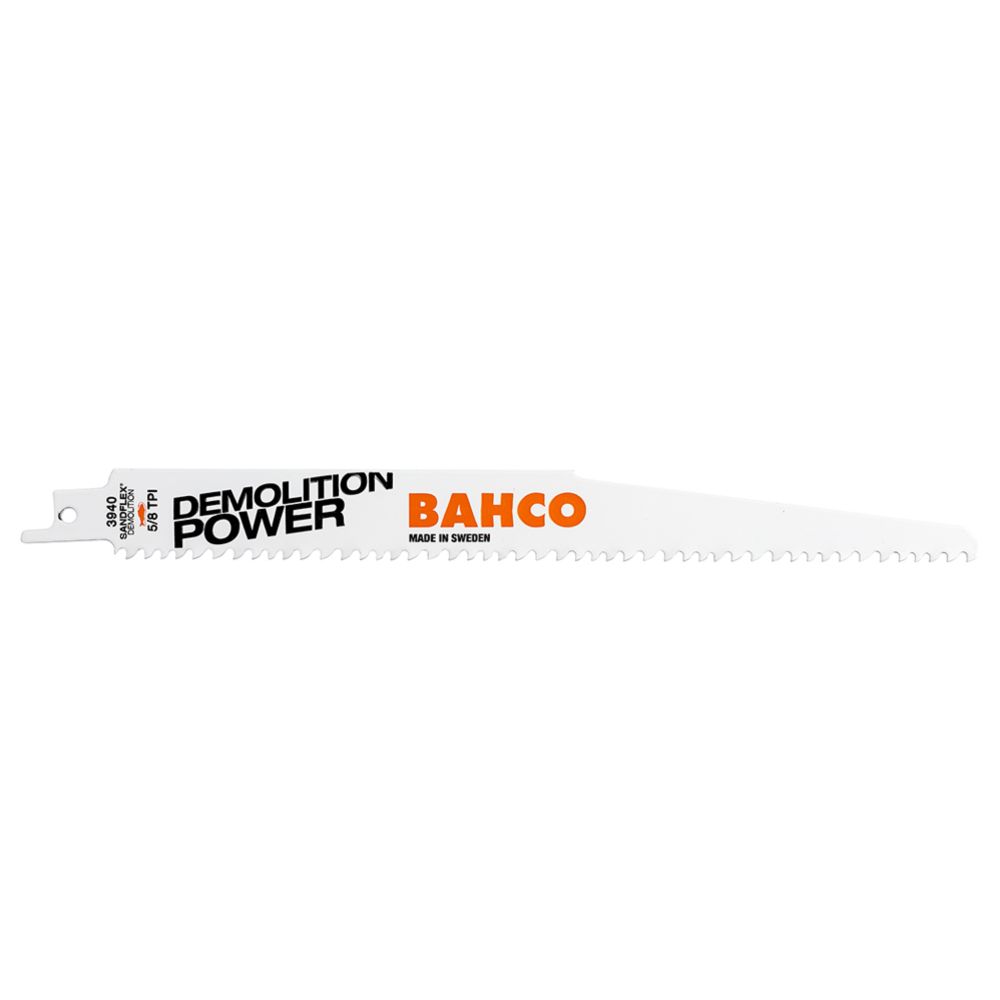 Bahco 3940-228-5/8-DSL rivningsblad för tigersåg 5/8 tpi 228 mm 5 st.