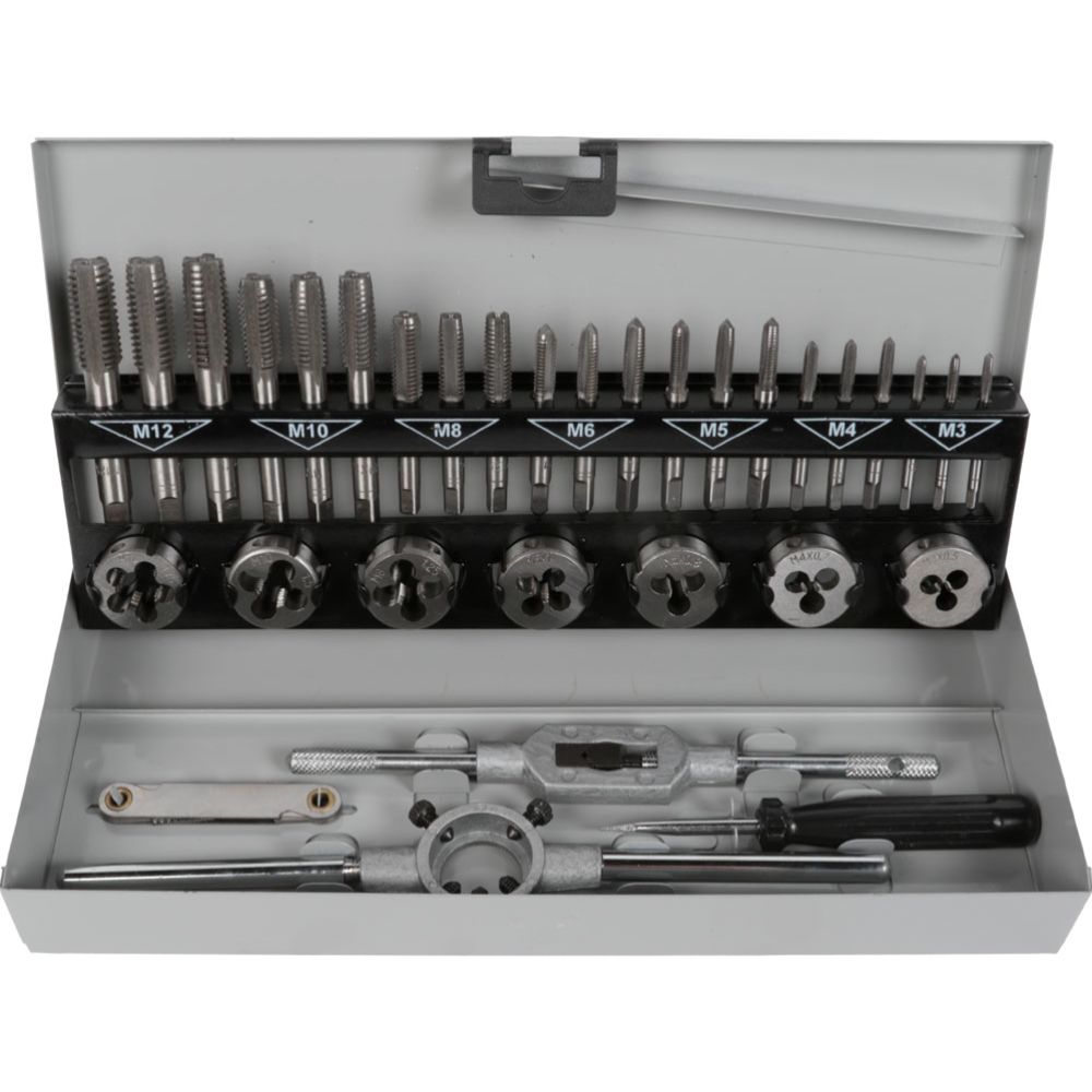 MTX Tools Basic 33-osaline keermestuskomplekt, M3—M12