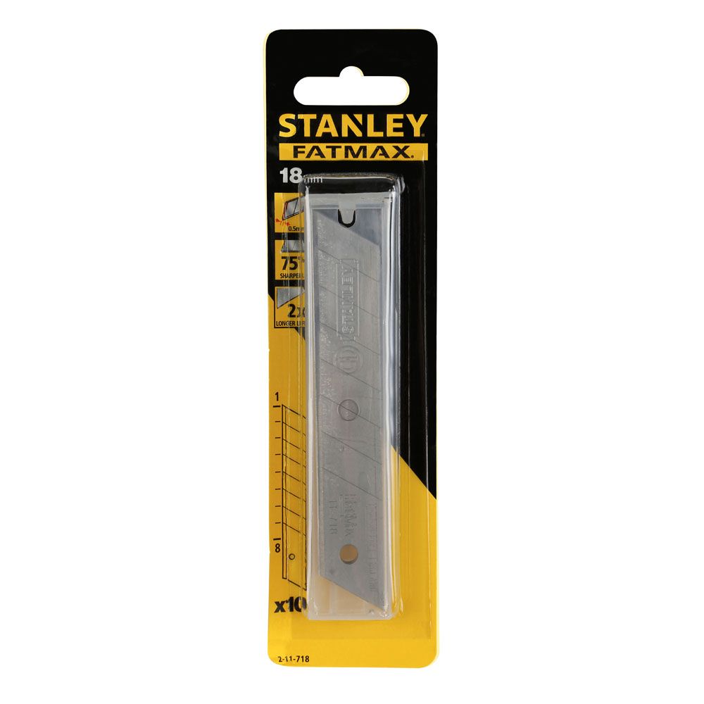 Stanley Fatmax brytblad till brytbladskniv 18 mm 10 st.
